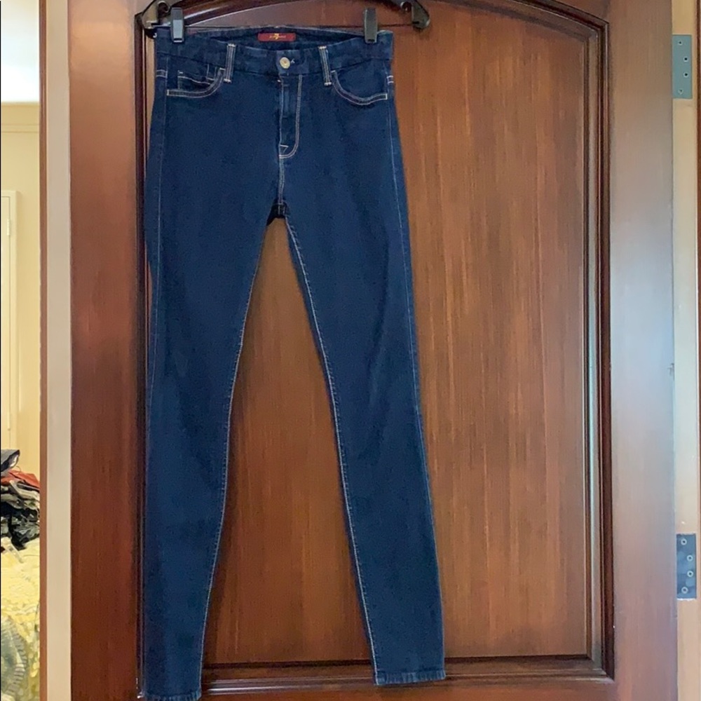7 for All Mankind High Waisted Skinny Jeans